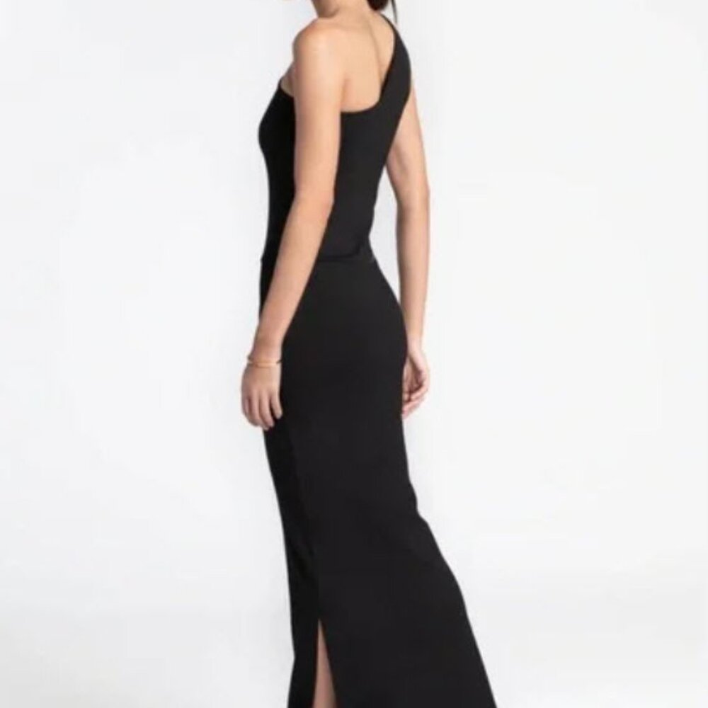 Marcella Martina one shoulder black dress. - Picture 3 of 10